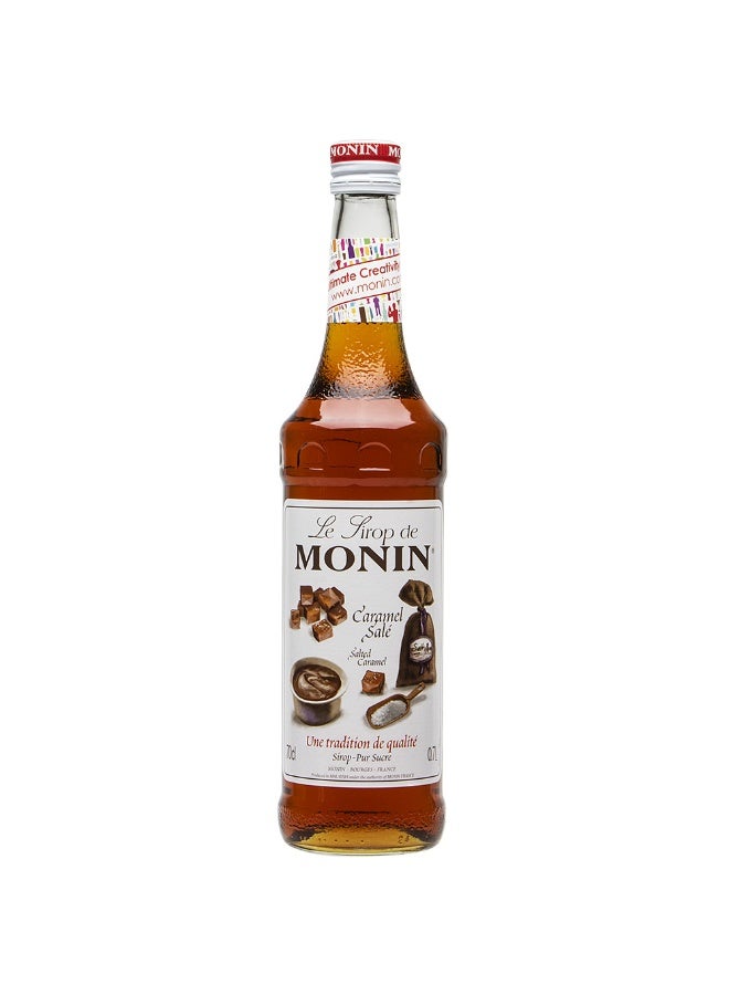 Monin Salted Caramel Syrup 700 ml – Indulgent Flavor for Every Drink - Image 1